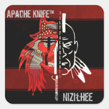 Autocollant Apache Kinfe ®️ ™️ 🇺 🇸 NIZILHEE