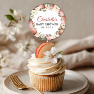 Autocollant Apple Blossom Fall Baby shower Favoris