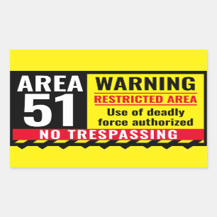 Autocollant AREA 51