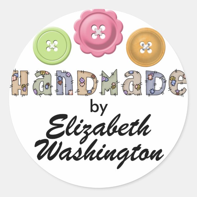 Autocollant artisanal / artisanat par SRF (Devant)