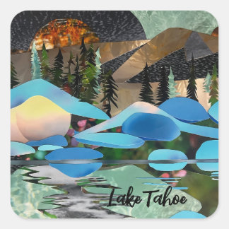 Autocollant Artistic Lake Tahoe