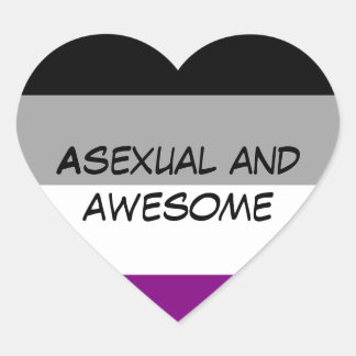 Autocollant Asexuel et Awesome