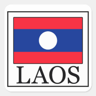 Autocollant au Laos