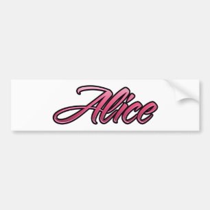 Autocollant Aufkleber rose pâle Alice
