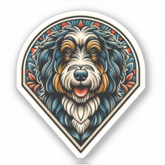 Autocollant Aussiedoodle Vinyl Waterproof