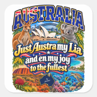 Autocollant Australie