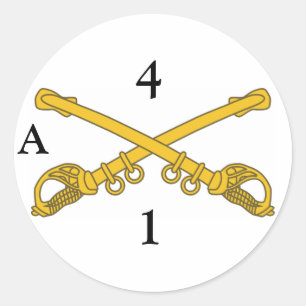 Autocollant avec insigne 4cv, 4, 1, A