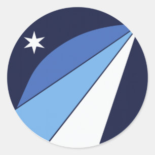 Autocollant avec le drapeau de Columbia, Caroline