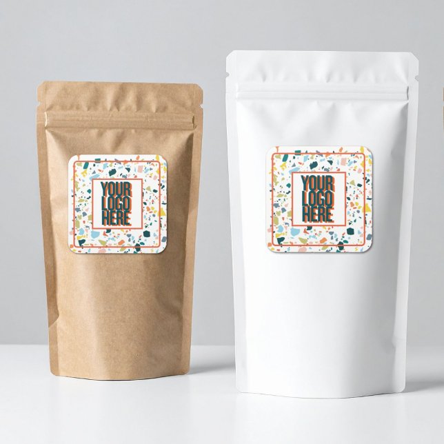 Autocollant avec logo personnalisé et paillettes c (Créateur téléchargé)