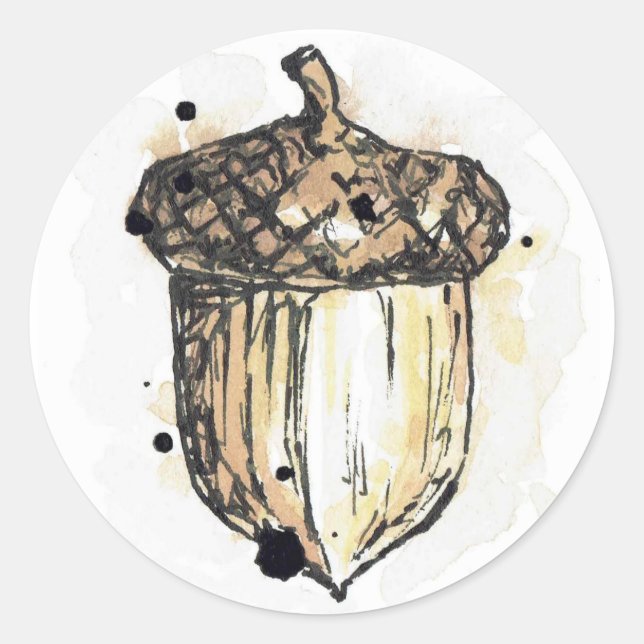 Autocollant avec un gland (Devant)