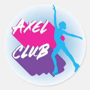 autocollant "Axel club"