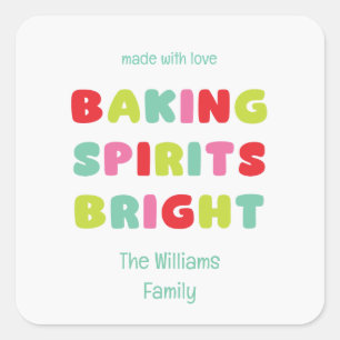 Autocollant Baking Spirits Bright