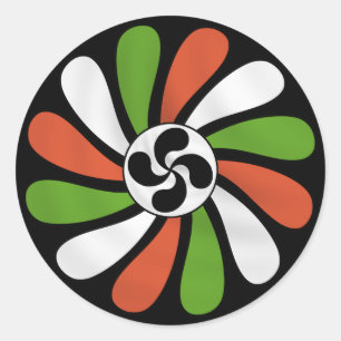 Autocollant Basque de fleur