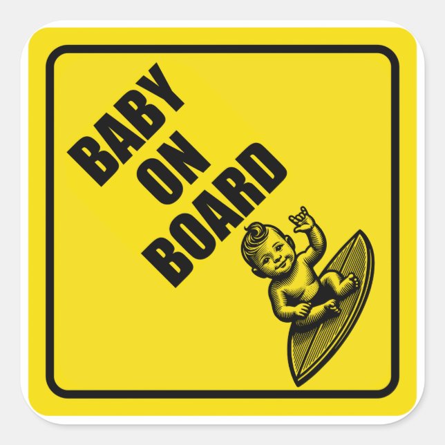 Autocollant bébé à bord (Devant)