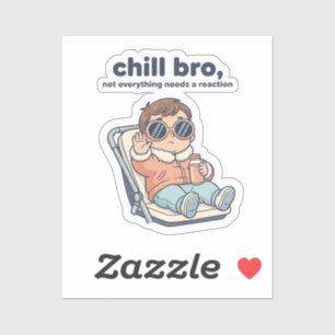 Autocollant Bébé Drôle Chill Sis – Mode Batterie F