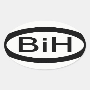 Autocollant BiH (Bosnie-Herzégovine)