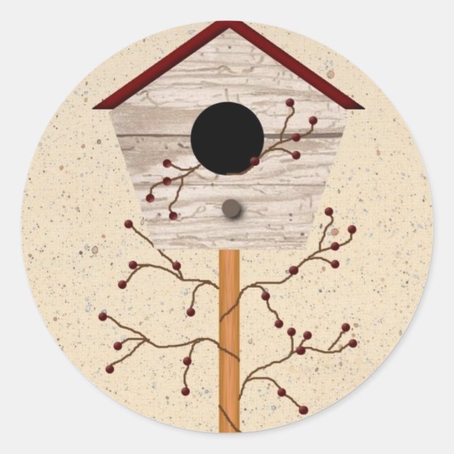 Autocollant Birdhouse (Devant)