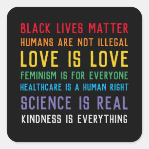 Autocollant Black Lives Matter