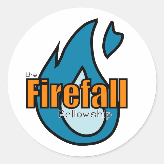 Autocollant bleu Firefall (Devant)