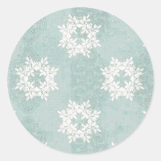 Autocollant bleu glace Snowflake