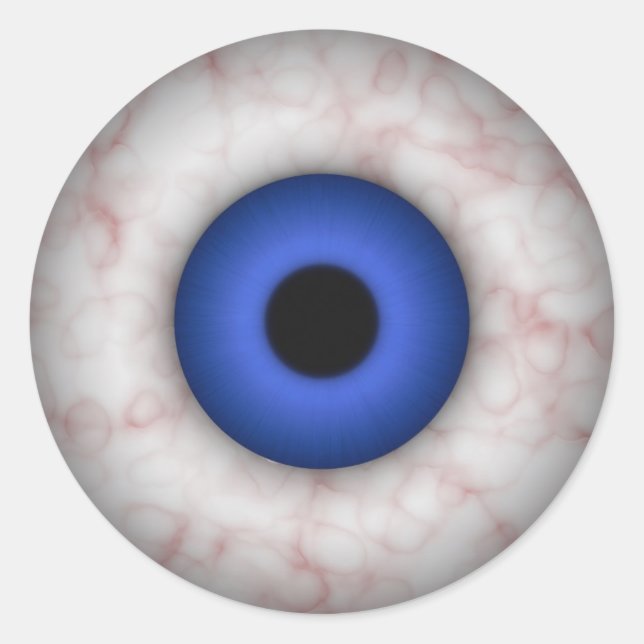 Autocollant bleu Iris Eyeball (Devant)