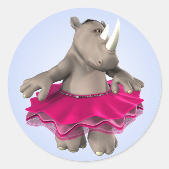 Autocollant bleu Rhino (Devant)