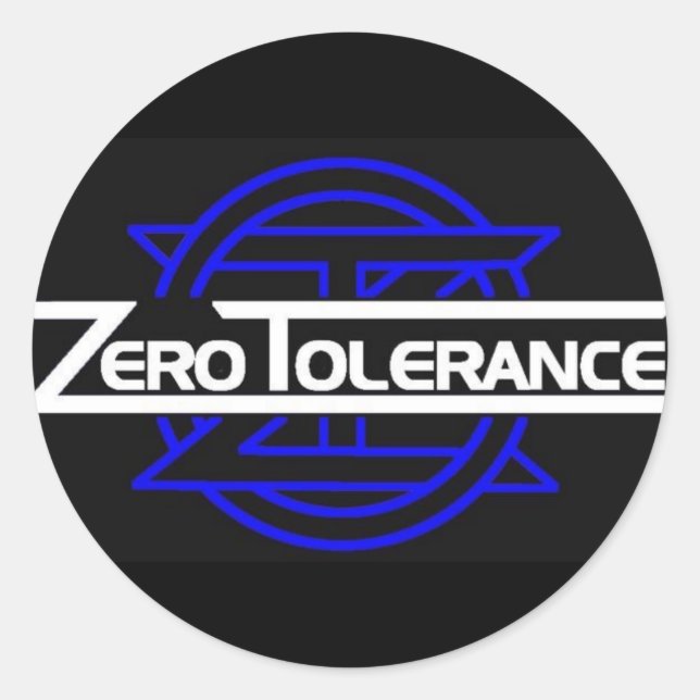 Autocollant bleu ZT (Devant)