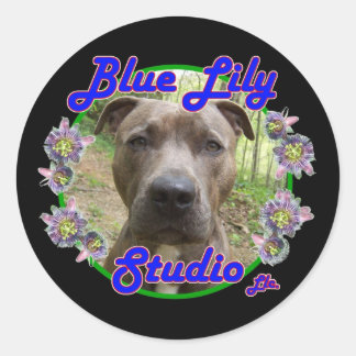 Autocollant Blue Lily Studio