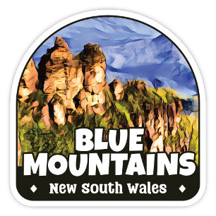 Autocollant Blue Mountains, NSW Australie
