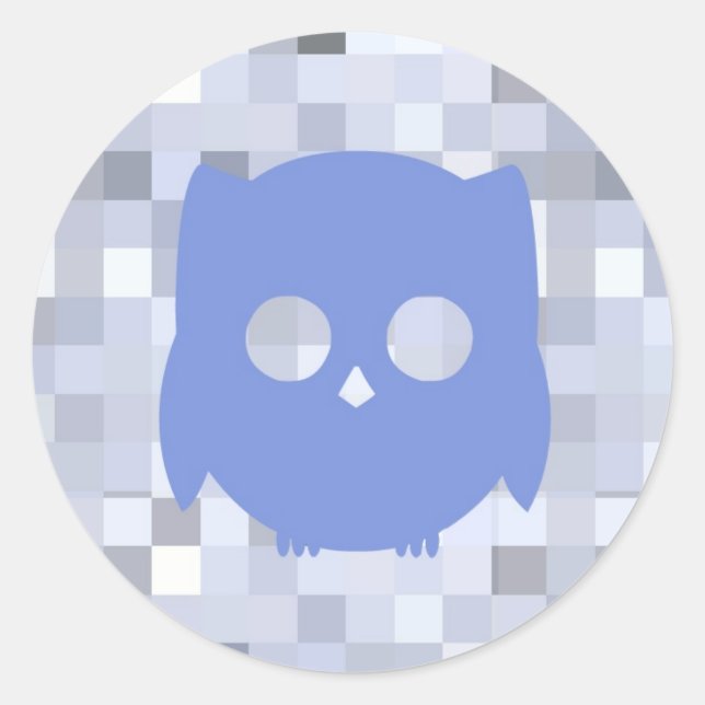Autocollant Blue Owl (Devant)