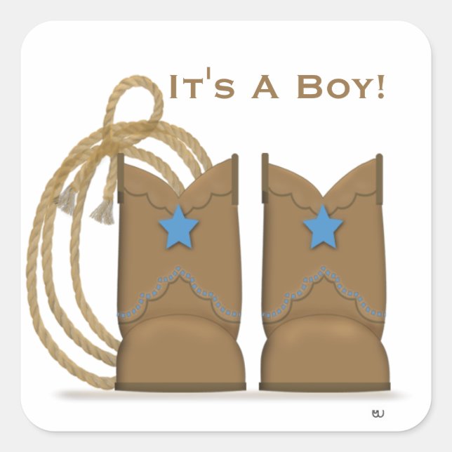 Autocollant Boots Cowboy (Devant)