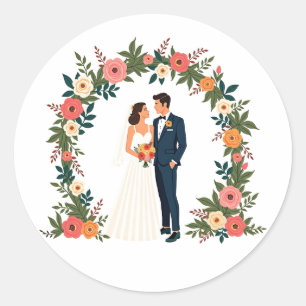 Autocollant Boticelli Mariage Couple