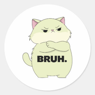 Autocollant Bruh Kitty