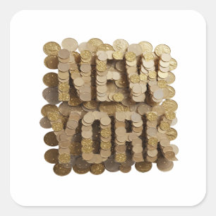 Autocollant Cadeau NEW YORK Bold Or