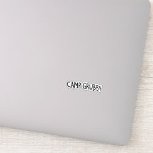 Autocollant Camp Grubby