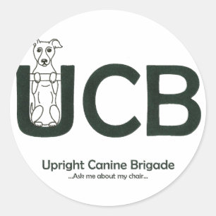 Autocollant canin droit de brigade