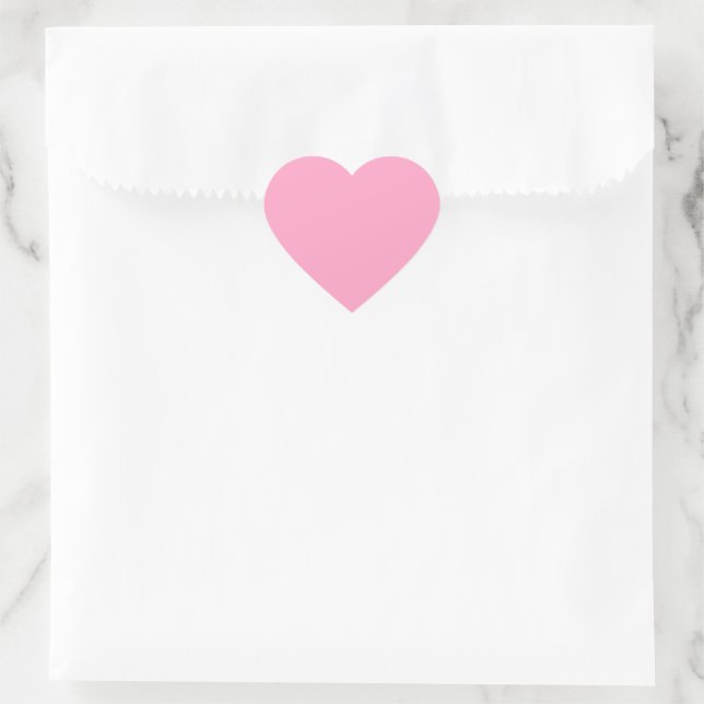 Autocollant Carnation Flower Pink Heart (Sac)
