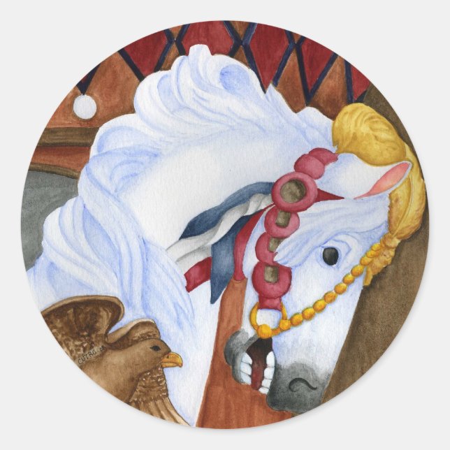 Autocollant Carousel Horse (Devant)