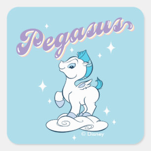 Autocollant carré Baby Pegasus