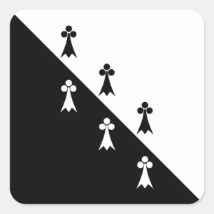 Autocollant carré du badge de la population de SCA