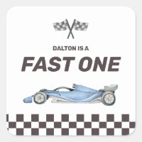 Autocollant Carré Fast One Race