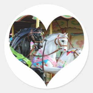 Autocollant Carrousel Horses