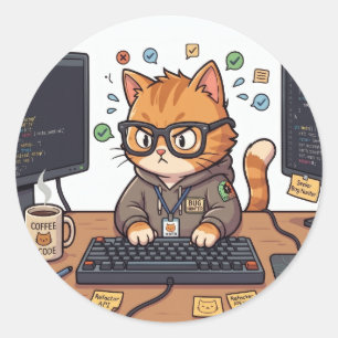 Autocollant Chat Royal
