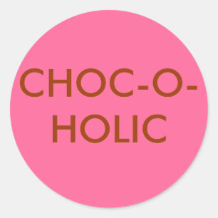 autocollant CHOC-O-HOLIC