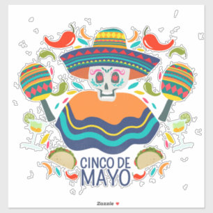 Autocollant Cinco De Mayo