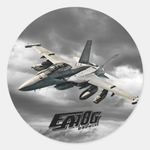Autocollant circulaire classique EA-18G Growler