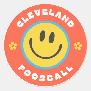 Autocollant Cleveland Foosball Smile