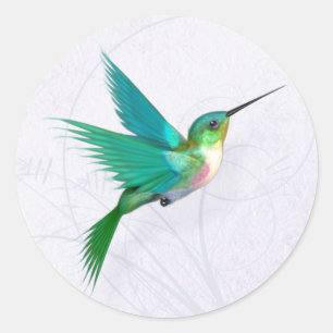 Autocollant colibri