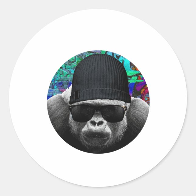 Autocollant cool Gorilla (Devant)