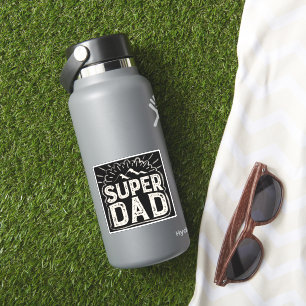 Autocollant cool Super Papa Vinyl Cut